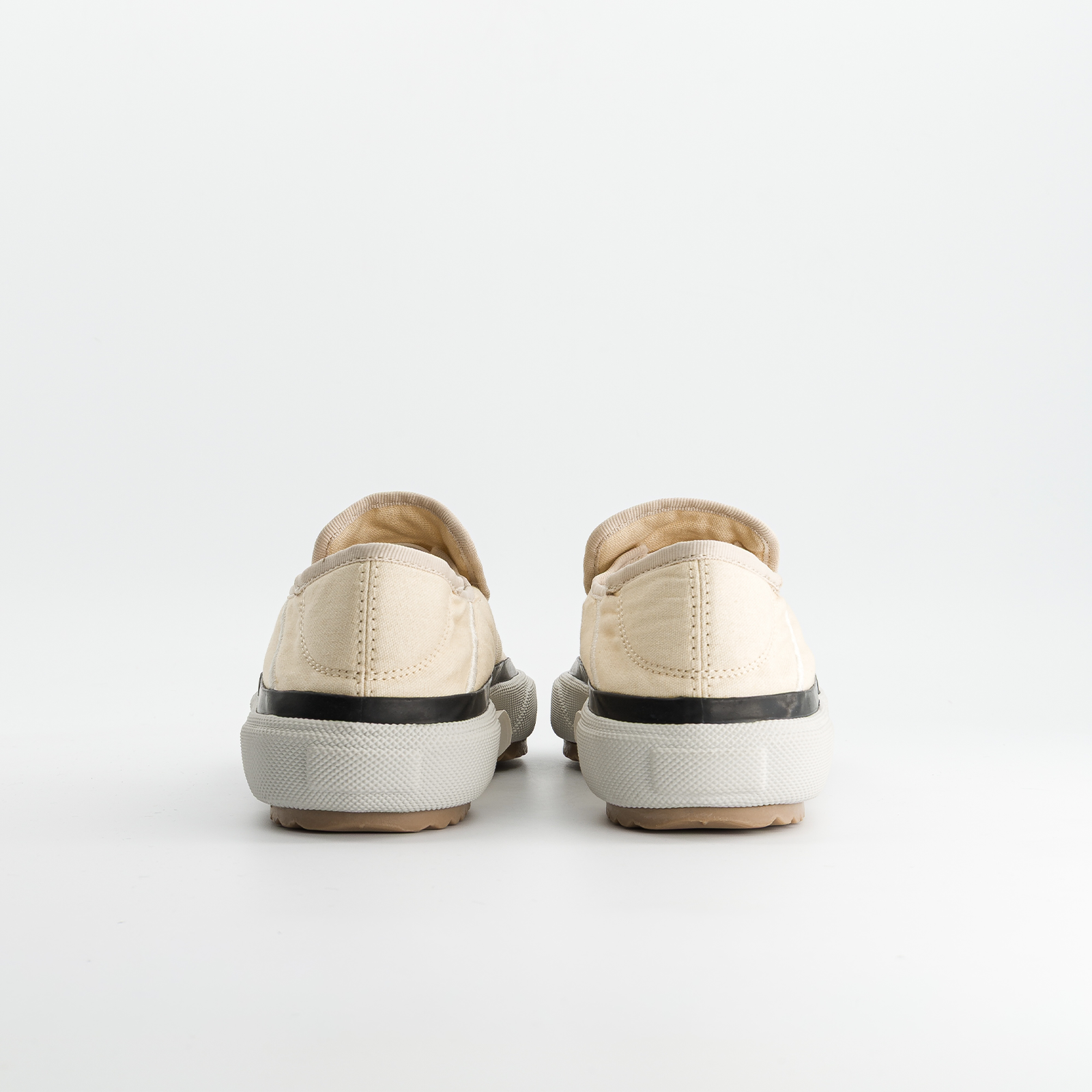 ECRU CANVAS/BLACK LIP - Back